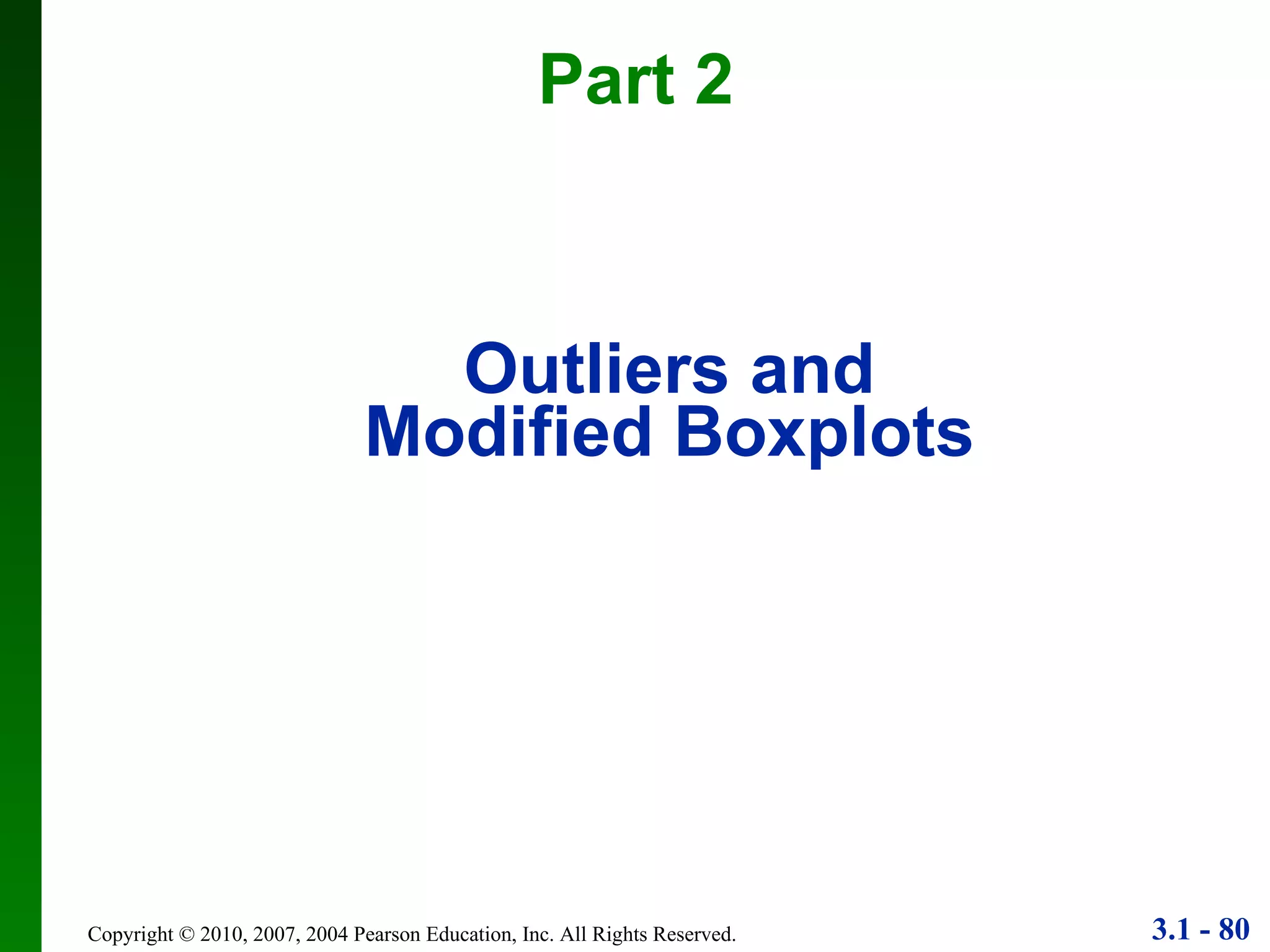 Outliers and Modified Boxplots Part 2 