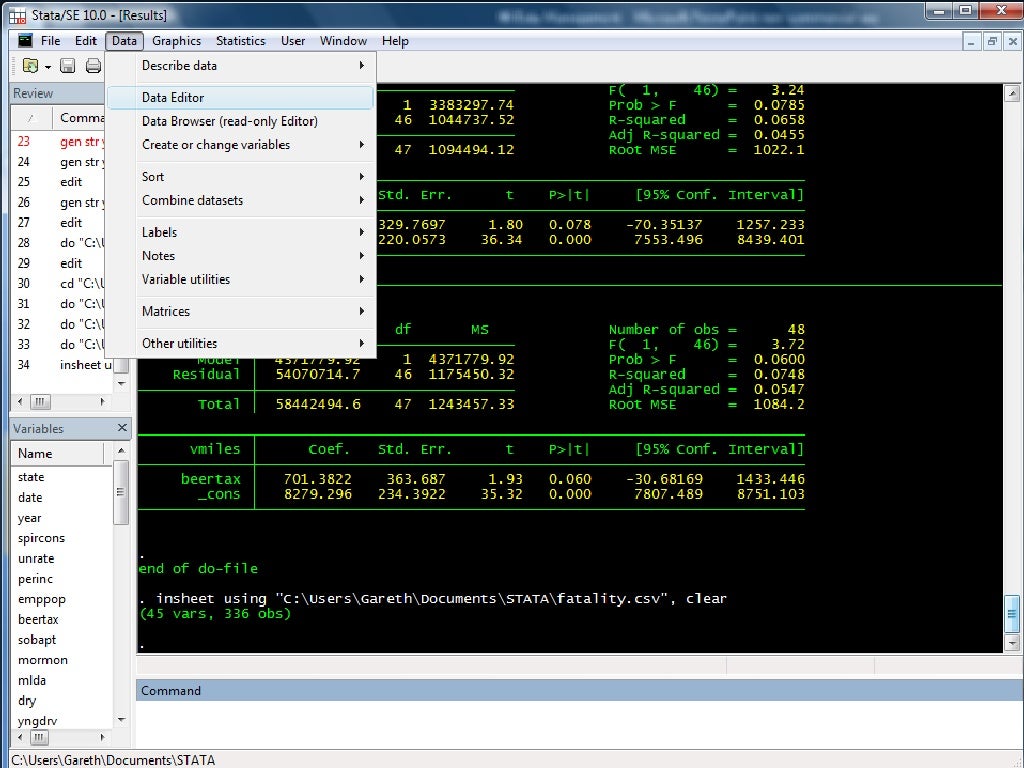 STATA Merge or Drop Data