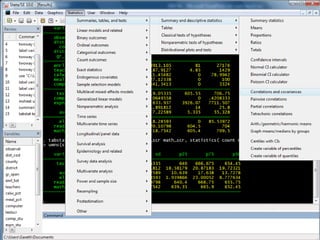 Stat A 20 Stata Percent Summary , Reporting column percentages in two way table ...