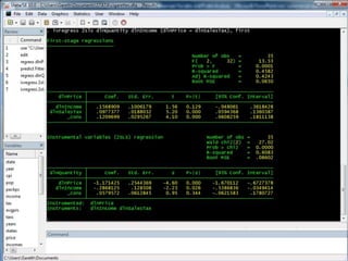 Stata Instrumental Variables Pptx