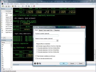 STATA - Probit Analysis | PPTX