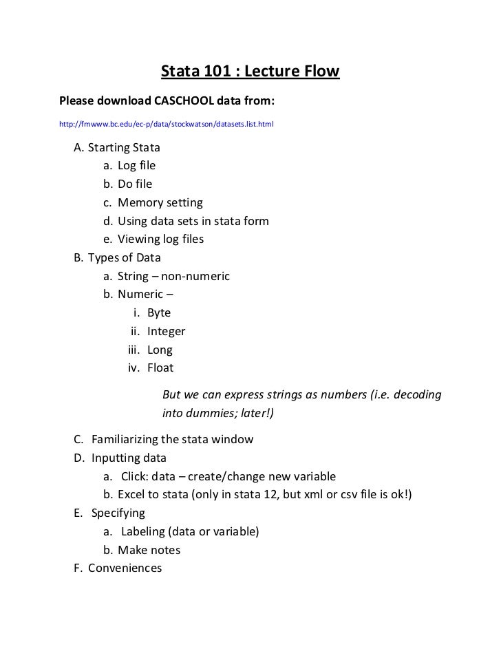 stata datasets stata datasets