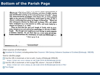 Bottom of the Parish Page
 