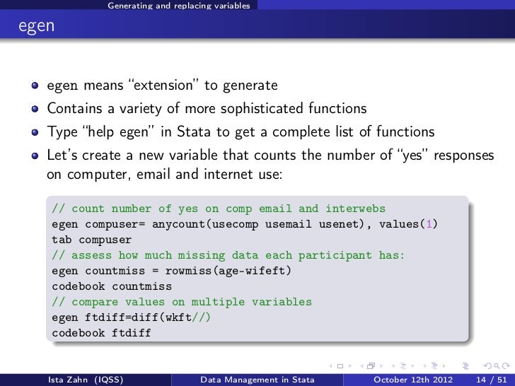 Stata Datman