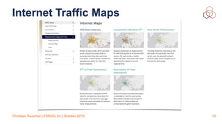 Christian Teuschel | ESNOG 24 | October 2019
Internet Traffic Maps
10
 