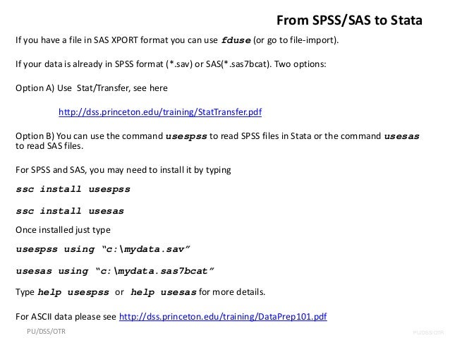 Stata Tutorial University Of Princeton