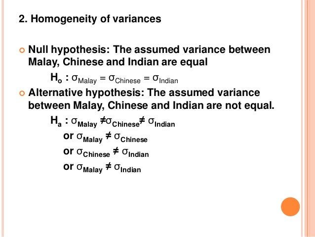 Case study using one way ANOVA