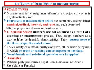 Number Scale Example Introduction to statistics Ch-1 (1).ppt