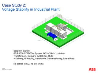 Statcom Container Inside Layout Statcom. Presentation Power Quality Voltage Stabilisation for ...