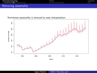 Time series forecasting with ARIMA | PDF