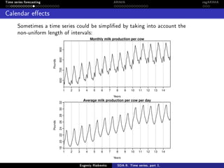 Time series forecasting with ARIMA | PDF