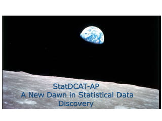 What StatDCAT-AP is
Current status
Using StatDCAT-AP
StatDCAT-AP and SDMX
Future steps
 