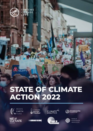 STATE OF CLIMATE
ACTION 2022
 