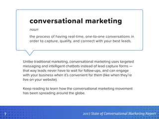 State of Conversational Marketing 2017 Slide 7