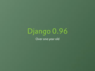 State Of Django