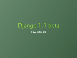 State Of Django