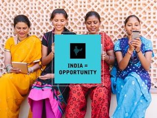 INDIA = 
OPPORTUNITY
 