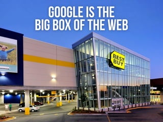 google is the  
big box of the web
 