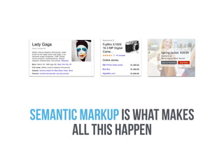 semantic markup is what makes
all this happen
 
