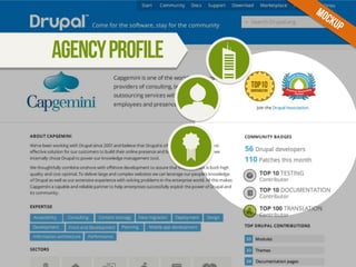 agency profile . 
mockup 
 