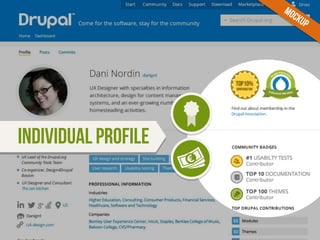 mockup 
individual profile . 
 