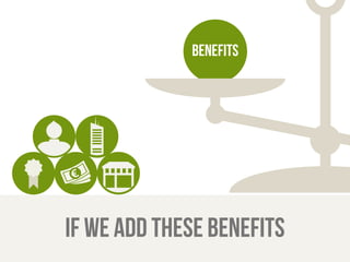 benefits 
if we add these benefits 
 