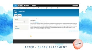 A F T E R - B L O C K P L A C E M E N T
ALPHA
 