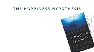 T H E H A P P I N E S S H Y P O T H E S I S
 