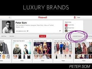LUXURY BRANDS




                PETER SOM
 