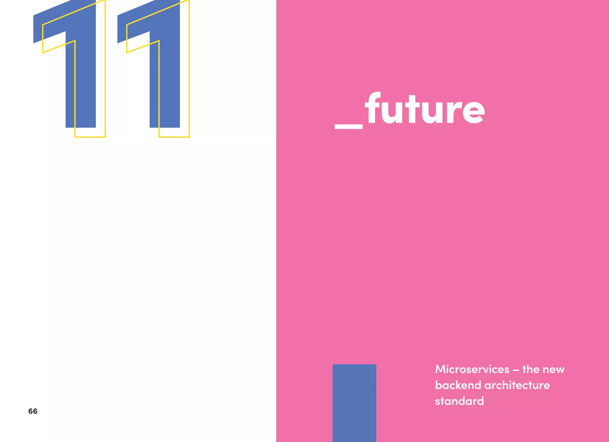 6766
1111 _future
Microservices – the new
backend architecture
standard
 