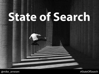State of Search 
OpenGraph 
Your Key To Making Content Look Great 
On Facebook & Beyond 
@mike_arnesen 
#StateOfSearch 
 