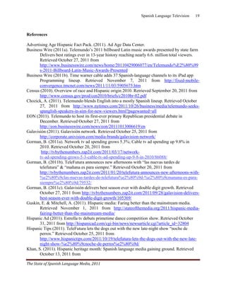 State of Spanish Language Media | PDF