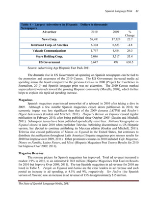 State of Spanish Language Media | PDF