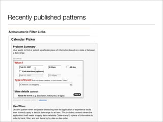 State of the Patterns 2008