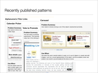 State of the Patterns 2008