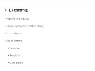 State of the Patterns 2008