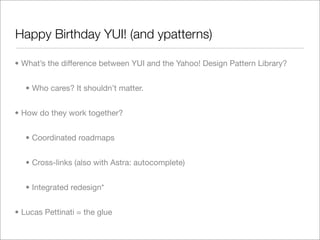 State of the Patterns 2008