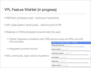 State of the Patterns 2008
