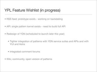 State of the Patterns 2008