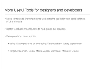 State of the Patterns 2008