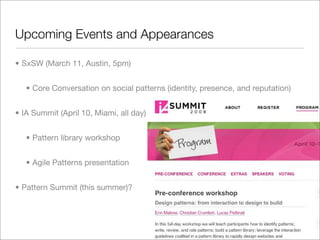 State of the Patterns 2008