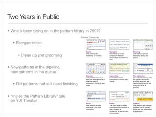 State of the Patterns 2008