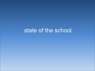 state of the school 