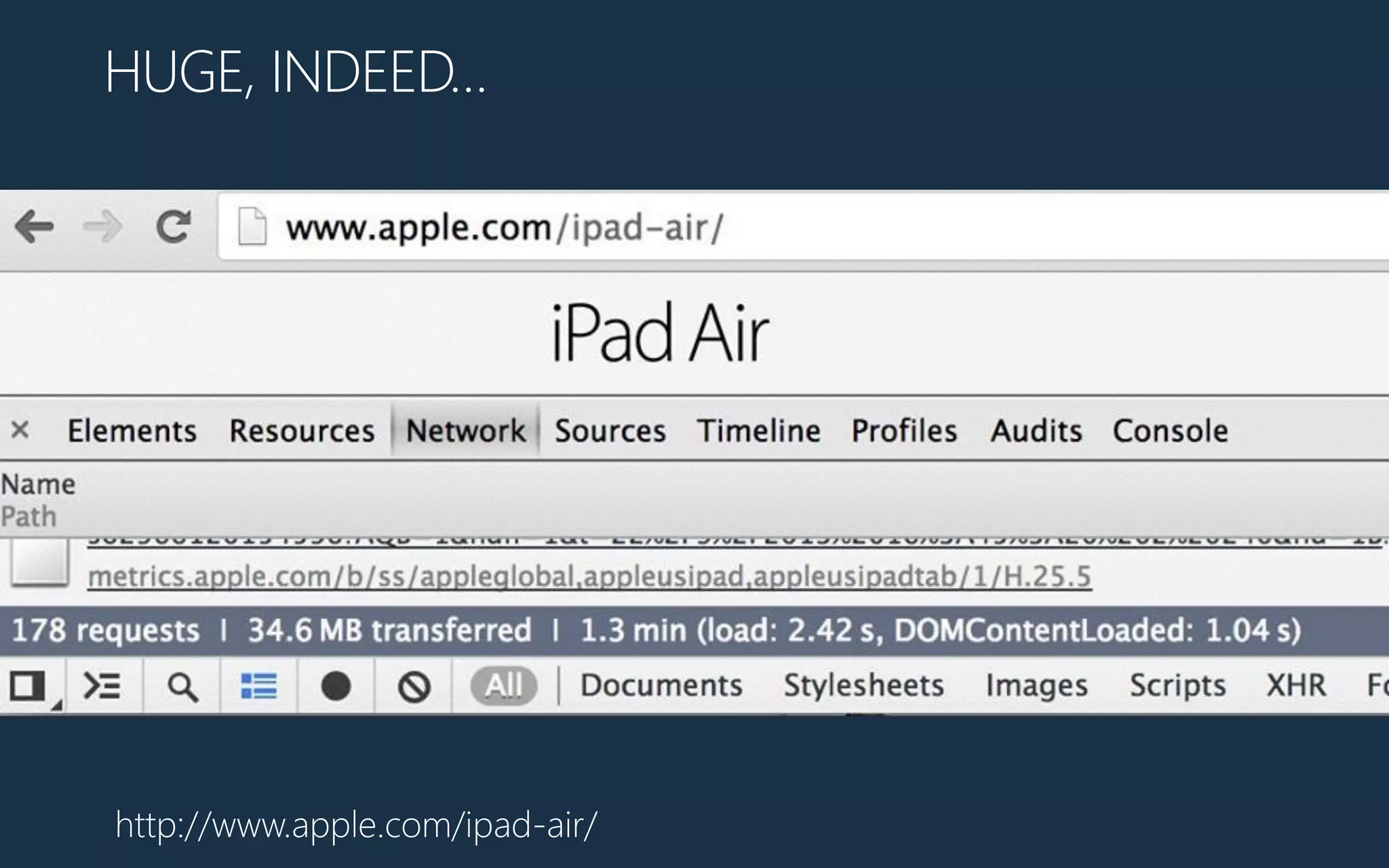 HUGE, INDEED…
http://www.apple.com/ipad-air/
 