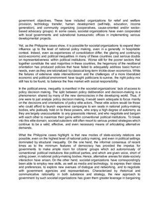 State and society in the process of democratization | DOCX