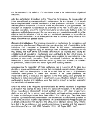 State and society in the process of democratization | DOCX