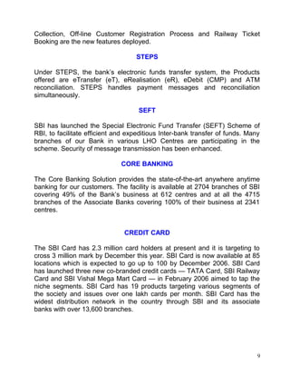 State bank of india ; pulin & kushal | DOC