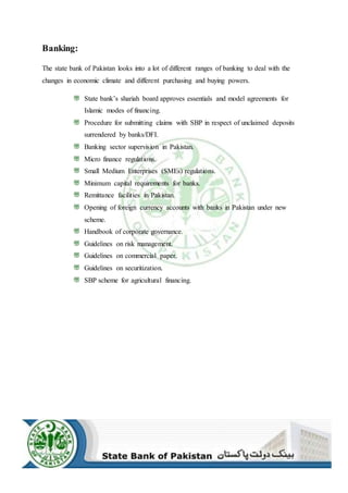 Sbp Cheque State bank of Pakistan (SBP) | DOCX