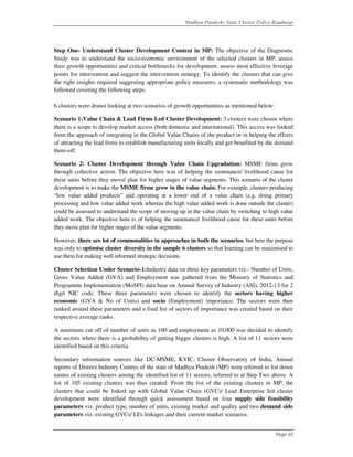 Cluster Development Guide.pdf State Cluster Development Policy Road Map | PDF