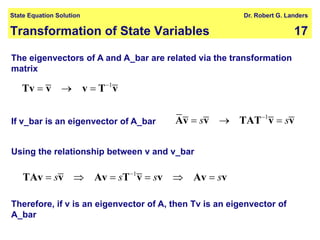 State Variable Conversion Examples State equationlecture | PDF